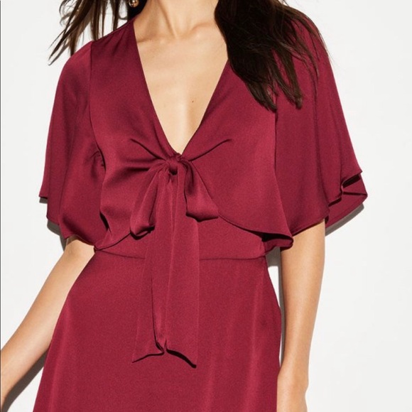 🌺BCBGeneration🌺Bow-Tie Ruffle Dress🌺 - Picture 2 of 3